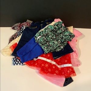 Large 18 inch Doll Clothing lot